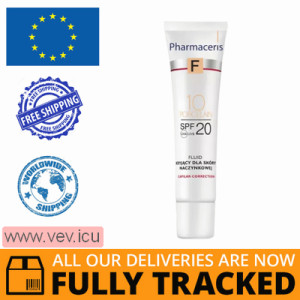 Pharmaceris F Capillar-Collection, coverage fluid for couperose skin SPF20, No.10, porcelain, 30 ml — Made in Poland — Free Delivery