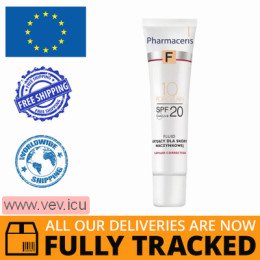 Pharmaceris F Capillar-Collection, coverage fluid for couperose skin SPF20, No.10, porcelain, 30 ml — Made in Poland — Free Delivery