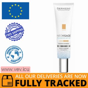 Dermedic Neovisage, Moisturizing fluid-cream, Sand, SPF50 +, 30 ml — Made in Poland — Free Delivery  