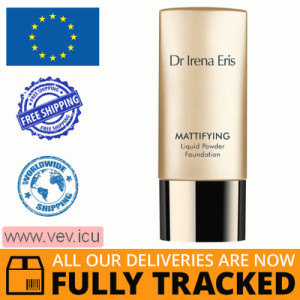 Dr Irena Eris Mattifying, Liquid Powder 60 Dark Beige, 30ml — Made in Poland — Free Delivery