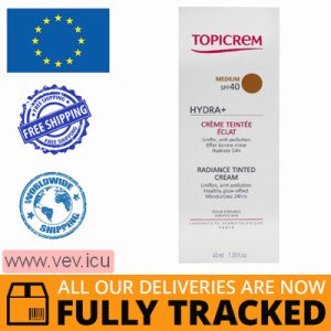 Topicrem Radiance Tinted Cream, tone medium 40 ml — Made in France — Free Delivery