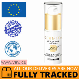 Dermika Gold 24k, Total Benefit, Cream-essence of youth under the eyes 15ml — Made in Poland — Free Delivery  
