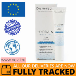 Dermedic Hydrain 3 Hyaluro, eye cream, dehydrated and dry skin, 15 g — Made in Poland — Free Delivery  