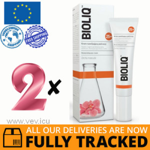 2 x BIOLIQ 25+ MOISTURIZING EYE CREAM 15ML — MADE IN POLAND — FREE SHIPPING