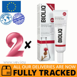 2 x BIOLIQ 65+ INTENSIVE REBUILDING CREAM FOR EYES, LIPS, NECK AND DECOLLETE 30ML — MADE IN POLAND — FREE SHIPPING
