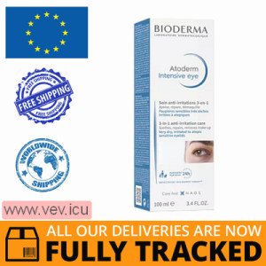 Bioderma Atoderm Intensive Eye Facial Milk 3in1 100 ml — Made in Poland — Free Delivery