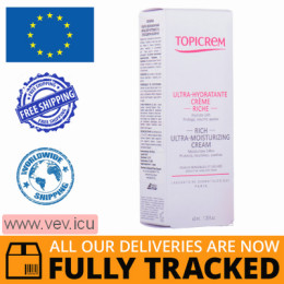Topicrem Ultra-Moisturizing Cream for sensitive and dry skin 40ml — Made in France — Free Delivery