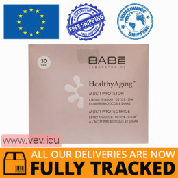 Babe Laboratorios Healthy Aging+ Multi-Protective Lifting Cream SPF 30, 50 ml — Made in Spain — Free Delivery