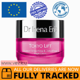 Dr Irena Eris Tokyo Lift, Smoothing Detoxifying Night Cream 50 ml — Made in Poland — Free Delivery