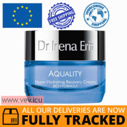 Dr Irena Eris, Aquality Hyper-Hydrating Recovery Cream 50 ml — Made in Poland — Free Delivery