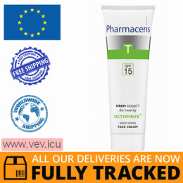 Pharmaceris T Octopirox, soothing face cream, SPF15, 30 ml — Made in Poland — Free Delivery