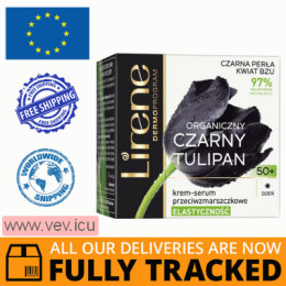 Lirene Black Tulip 50+, anti-wrinkle day cream-serum, Flexibility, 50 ml — Made in Poland — Free Delivery