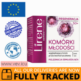Lirene Cells of Youth 50+, anti-wrinkle cream, 50 ml — Made in Poland — Free Delivery