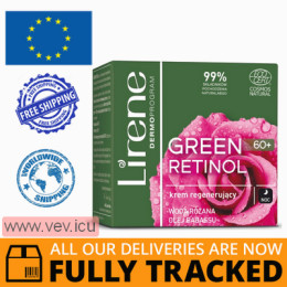 Lirene Green Retinol 60+, Regenerating night cream, 50 ml — Made in Poland — Free Delivery