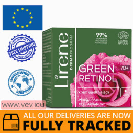 Lirene Green Retinol 70+, Firming day face cream, 50 ml— Made in Poland — Free Delivery