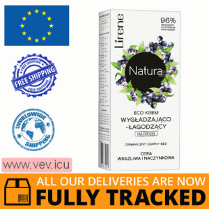 Lirene Natura, Eco Soothing Day Cream, Elderberry, 50 ml — Made in Poland — Free Delivery