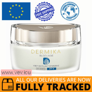 Dermika Bloq-Age, anti-aging cream, day damage blocker, daily, SPF15, 50 ml — Made in Poland — Free Delivery  