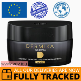 Dermika Insomnia 30-40+, Moisturizing and smoothing moon night cream 50 ml — Made in Poland — Free Delivery  