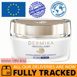 Dermika Neocollagen, Multicollagen repair cream, 60+, day/night, 50 ml — Made in Poland — Free Delivery  