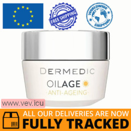 Dermedic Oilage Anti-Aging, nourishing day cream restoring skin density, 50 g — Made in Poland — Free Delivery  