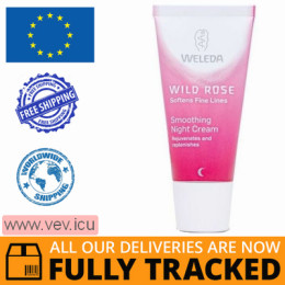 Weleda Wild Rose Smoothing Night cream 30 ml — Made in Switzerland — Free Delivery
