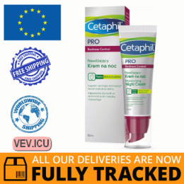Cetaphil Pro, Redness Control, moisturizing night cream, sensitive skin, 50 ml — Made in Switzerland — Free Delivery