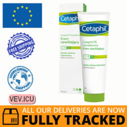 Cetaphil PS, lipoactive moisturizing cream, dry and irritated skin, 100 g — Made in Switzerland — Free Delivery