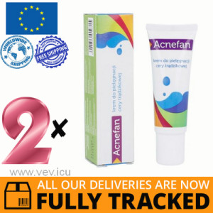 2 x ACNEFAN, CREAM FOR THE CARE OF ACNE SKIN, 25 ML - MADE IN POLAND - FREE SHIPPING