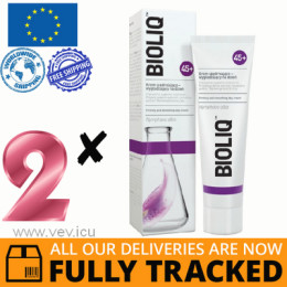 2 x BIOLIQ 45+ FIRMING AND SMOOTHING DAY CREAM 50ML — MADE IN POLAND — FREE SHIPPING