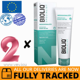 2 x BIOLIQ SPECIALIST IMPERFECTIONS DETOXIFYING NIGHT CREAM 30ML — MADE IN POLAND — FREE SHIPPING