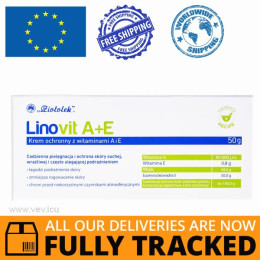LINOVIT A + E Protective Cream With Vitamins A, E 50g — Made in Poland — Free Delivery