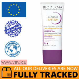 Bioderma Cicabio Creme, repair cream with maximum sun protection, SPF50 +, 30ml — Made in Poland — Free Delivery