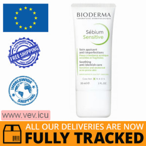 Bioderma Sebium Sensitive Cream 30 ml — Made in Poland — Free Delivery