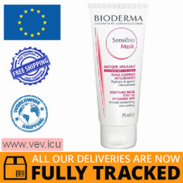 Bioderma Sensibio Mask, soothing and moisturizing mask, sensitive and hypersensitive skin, 75ml — Made in Poland — Free Delivery