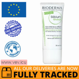 Bioderma Sebium Global, cream to eliminate acne lesions and blackheads, 30 ml — Made in Poland — Free Delivery