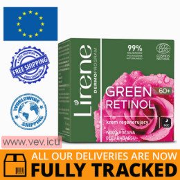 Lirene Green Retinol 60+, Regenerating night cream, 50 ml — Made in Poland — Free Delivery