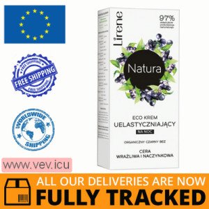 Lirene Natura, Eco elasticity cream, night cream, elderberry, 50 ml — Made in Poland — Free Delivery Lirene Natura, Eco elasticity cream, night cream, elderberry, 50 ml — Made in Poland — Free Delivery