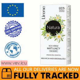 Lirene Natura, Eco matting day cream, organic edelweiss, 50 ml— Made in Poland — Free Delivery
