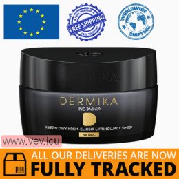 Dermika Insomnia 50-60+, Lunar Cream-Elixir Lifting At Night 50 ml — Made in Poland — Free Delivery  