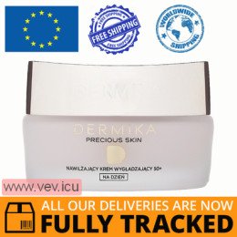 Dermika Precious Skin 50+, Moisturizing smoothing day cream SPF20 50ml — Made in Poland — Free Delivery  