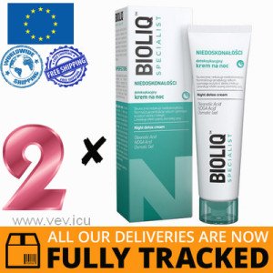 2 x BIOLIQ SPECIALIST IMPERFECTIONS DETOXIFYING NIGHT CREAM 30ML — MADE IN POLAND — FREE SHIPPING