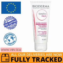 Bioderma Sensibio Mask, soothing and moisturizing mask, sensitive and hypersensitive skin, 75ml — Made in Poland — Free Delivery
