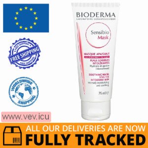 Bioderma Sensibio Mask, soothing and moisturizing mask, sensitive and hypersensitive skin, 75ml — Made in Poland — Free Delivery