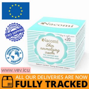Nacomi, Normalizing cream +20, 50 ml— Made in Poland — Free Delivery