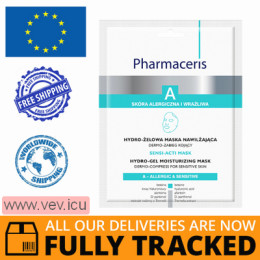 Pharmaceris A Sensi-Acti Mask, hydro-gel moisturizing sheet mask, soothing dermo-treatment, 1 piece — Made in Poland — Free Delivery