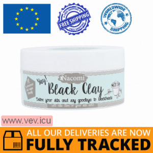 Nacomi, Black clay, cleansing and detoxifying mask, 90 g— Made in Poland — Free Delivery