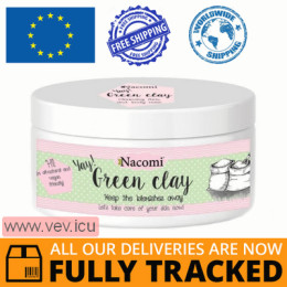 Nacomi, Green clay, mask for acne-prone skin, 65 g — Made in Poland — Free Delivery