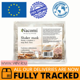 Nacomi Shaker Mask, algae face mask with sand from Bora Bora Island, 50 g — Made in Poland — Free Delivery