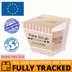Nacomi Nourishing Face and Lip Scrub Chocolate 80g — Made in Poland — Free Delivery