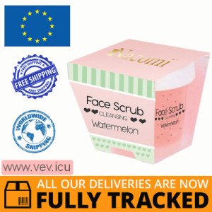 Nacomi, Face and Lip Cleansing Scrub, Watermelon Scent, 80 g— Made in Poland — Free Delivery